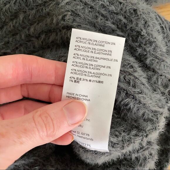 Urban Outfitters - Cross Over Front Knit Sweater in Gray - Picture 4 of 5